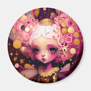 Aimant Art Imaginaire Fairy Rose