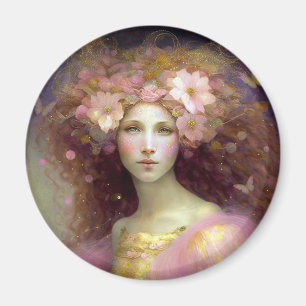 Aimant Art Imaginaire Fairy Rose
