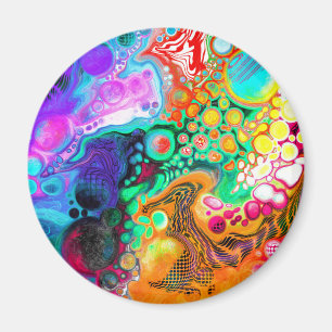 Aimant Art moderne Abstrait des fluides