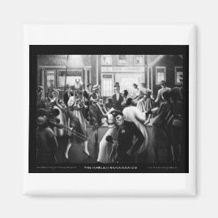 Aimant Art Renaissance de Harlem - "Obtenir la religion"