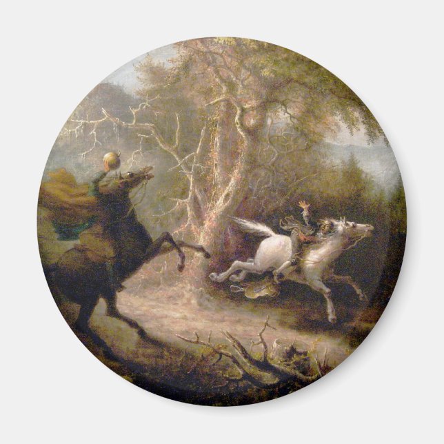 Aimant Art vintage de Sleepy Hollow (Devant)
