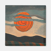 Arthur Dove, Red Sun,