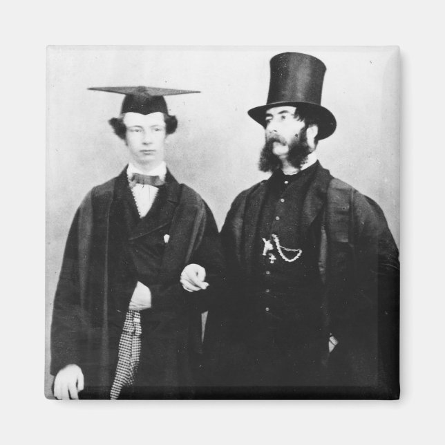 Aimant Arthur Munby et son père, vers 1851 (Devant)