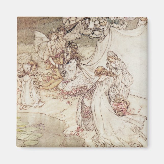 Aimant Arthur Rackham | Illustration pour un conte de fée (Devant)