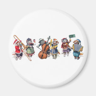 Aimant Arthur Thiele - Cats Play Orchestra in the Snow.
