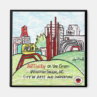 Aimant ARTivity sur l'aimant vert