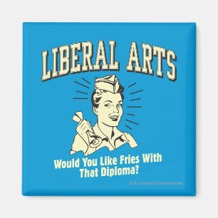 Aimant Arts Libéraux : Comme Fries Avec Diplôme