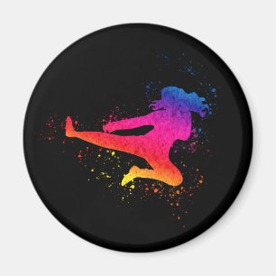 Aimant Arts Martiaux Féminins, Coup De Feu, Coup De Peint