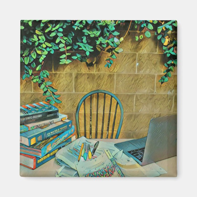 Aimant artwork vintage (Devant)