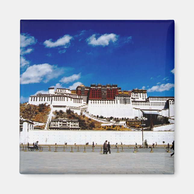 Aimant Asie, Tibet, Lhassa, Potala Palace. UNECSO (Devant)
