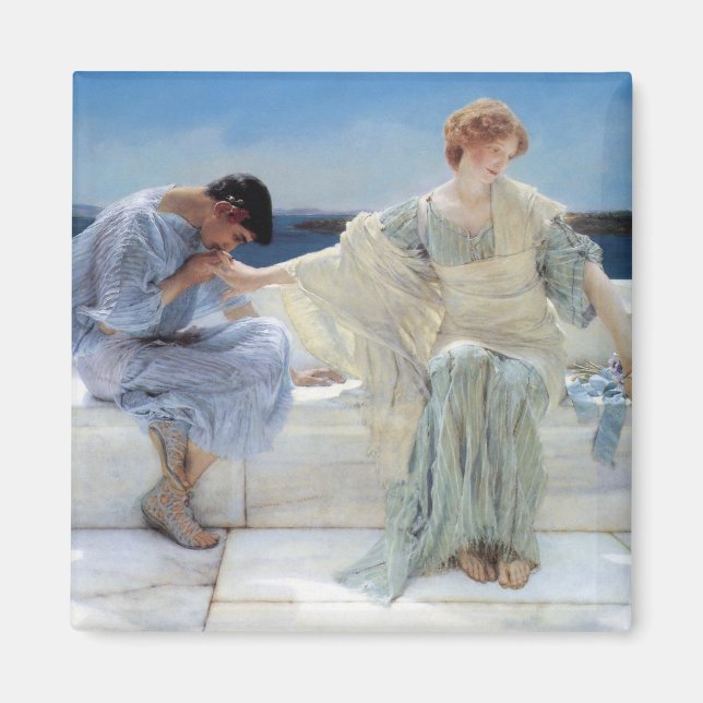 Aimant Ask Me No More par Sir Lawrence Alma Tadema (Devant)