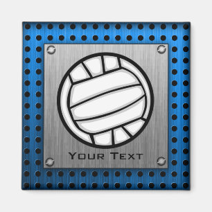 Aimant Aspect métal brossé Volleyball