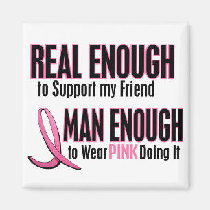 Aimant Assez vrai T-shirts de CANCER DU SEIN (ami)