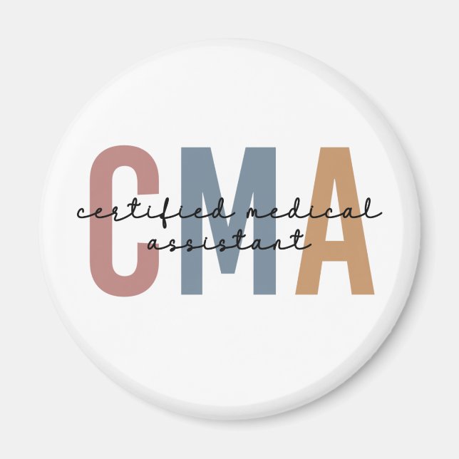 Aimant Assistant Médicale certifié CMA (Devant)