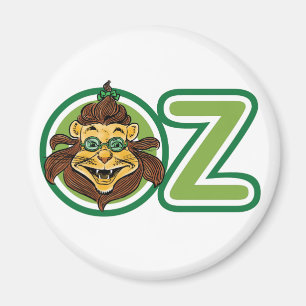 Aimant Assistant vintage d'Oz, Lion dans la Lettre O