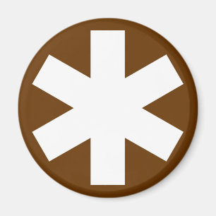 Aimant Asterisk - Brown