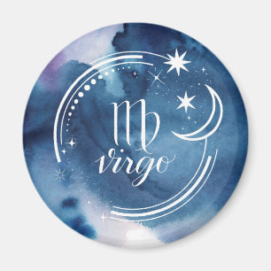 Aimant Astrologie de l'aquarelle - Virgo