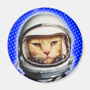 Aimant Astronaut Cat