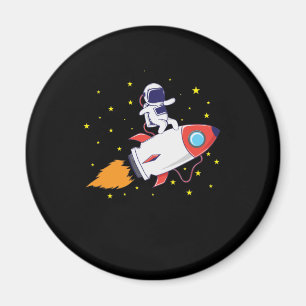 Aimant Astronaute sur missile