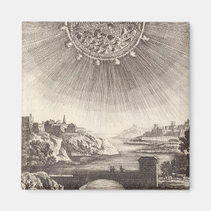 Aimant Astronomie Antique Ciel avec Soleil par Allain Mal