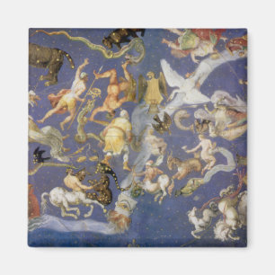 Aimant Astronomie vintage Constellations célestes Fresco