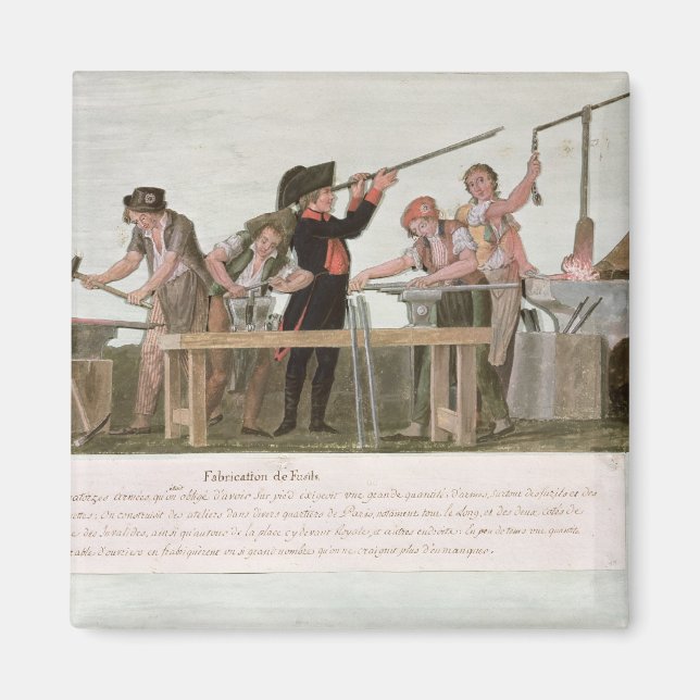 Aimant Atelier des fabricants de fusils, 1793 (Devant)