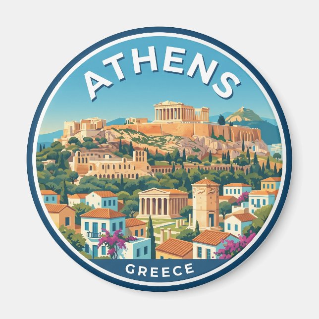 Aimant Athènes Grèce (Devant)