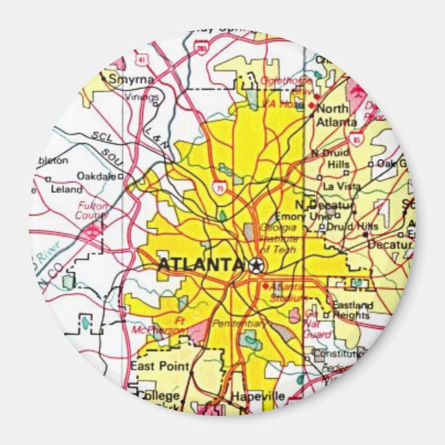 Aimant Atlanta (Devant)