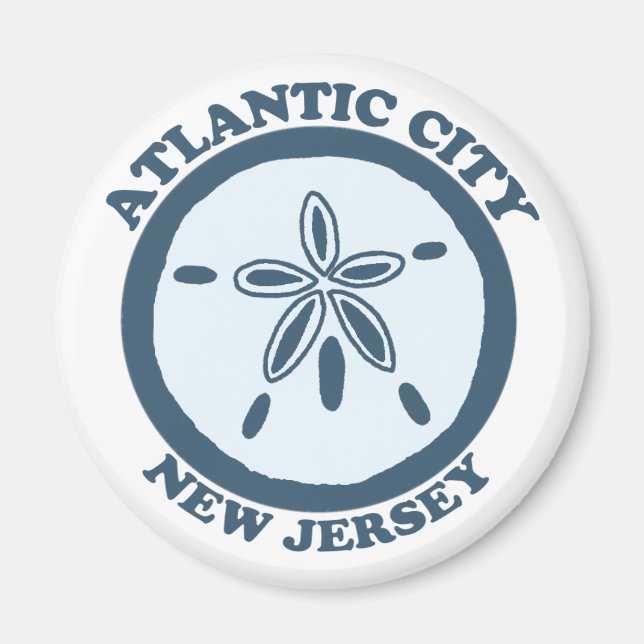 Aimant Atlantic City. (Devant)