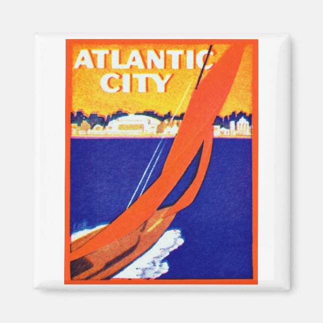 Aimant Atlantic City 1925 (Devant)