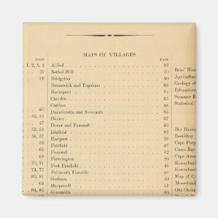 Aimant Atlas de Stuart sur l'état du Maine