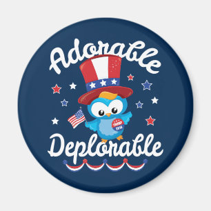 Aimant Atout déplorable adorable 2016 de hibou