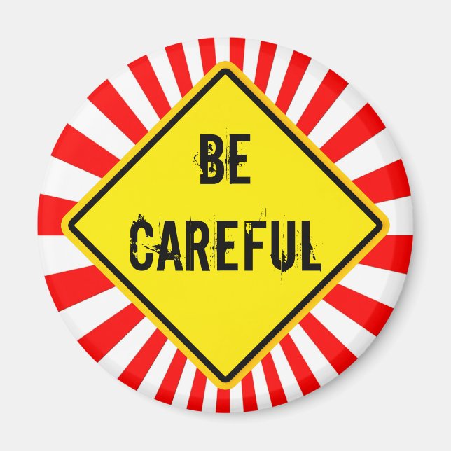 Aimant attention (Devant)