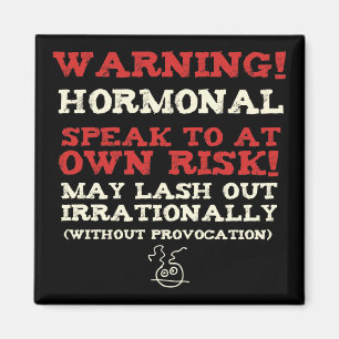 Aimant Attention! Hormonal