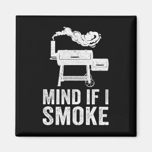 Aimant Attention Si Je Fumé Funny Bbq Fumer Griller Fumer