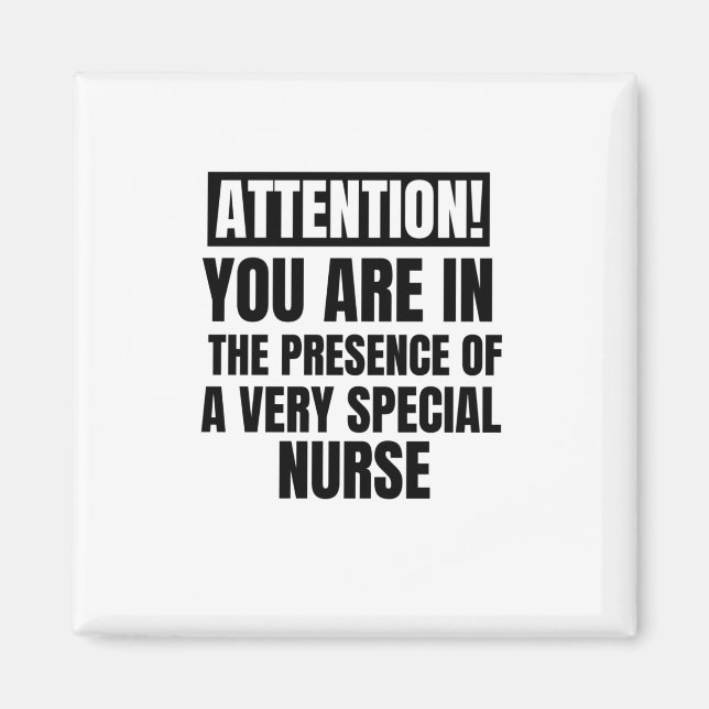 Aimant Attention you are in the presnce of a very special (Devant)