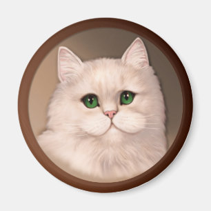 Aimant Attitude du chat