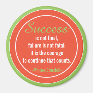 Aimant Attitude positive-Citation Churchill Motivation