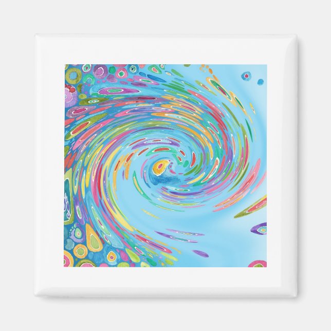 Aimant Attraper une vague (Devant)