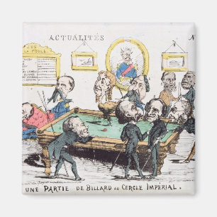 Aimant Au Cercle Imperial d'Une Partie de Billard