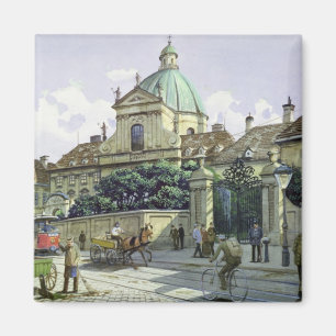 Aimant Au-dessous du palais de belvédère à Vienne