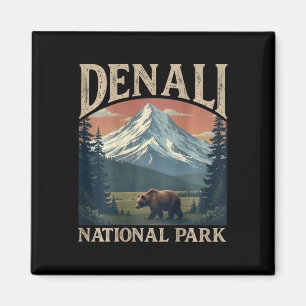 Aimant (au dos)denali Point culminant de l'Alaska Nat