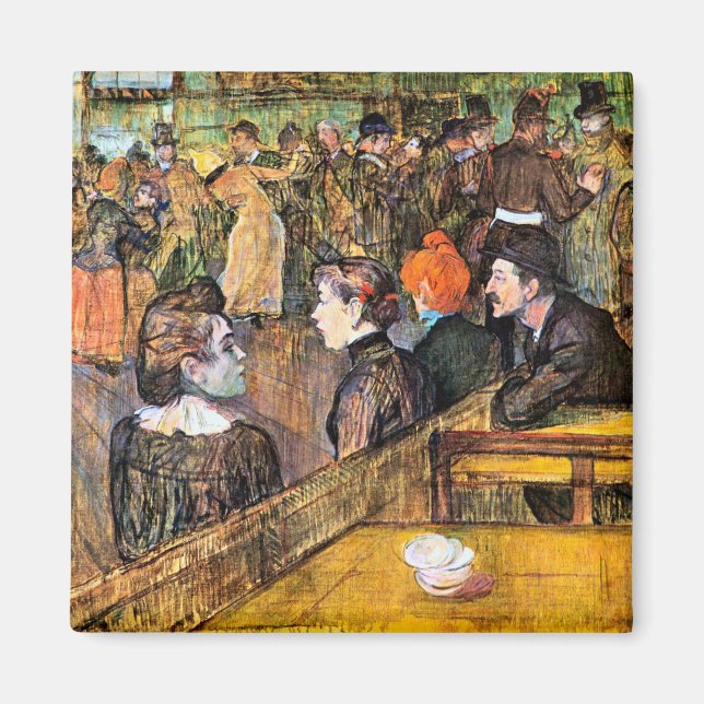 Aimant Au Moulin de la Gallette par Toulouse-Lautrec (Devant)