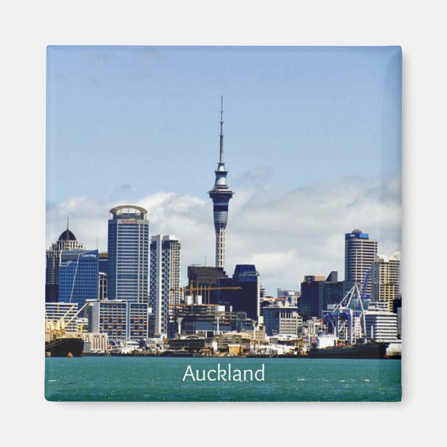 Aimant Auckland Skyline (Devant)