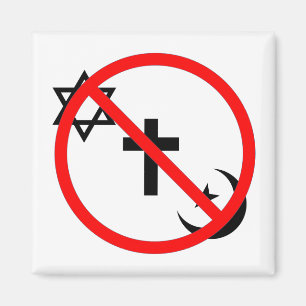 Aimant Aucun accueil de religion ici