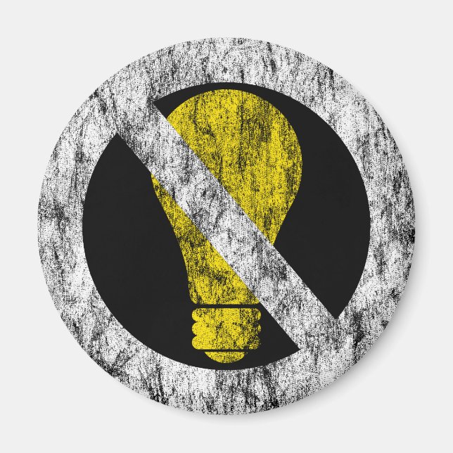 Aimant aucune ampoule à incandescence (Devant)