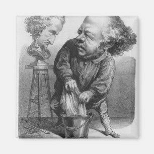 Aimant Auguste Preault (1809-79), caricature de 'Le Bou