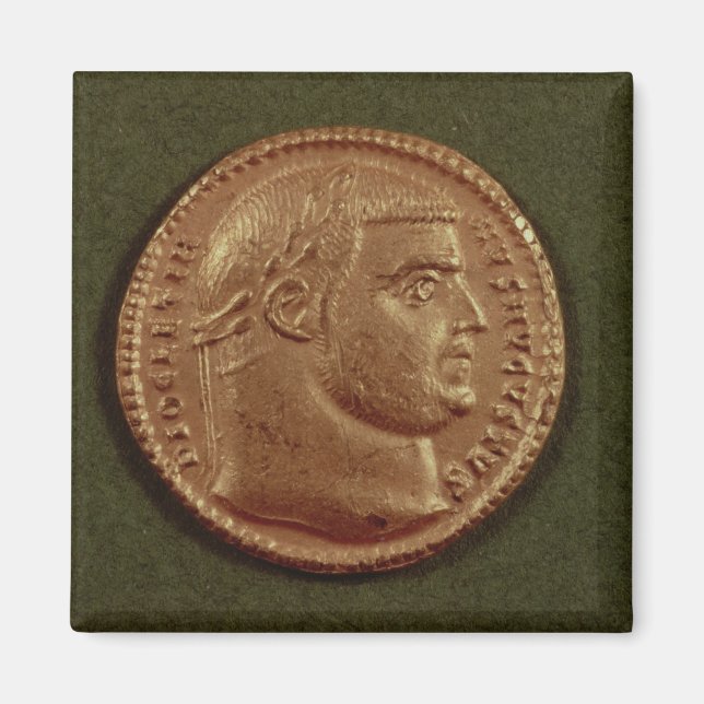 Aimant Aureus de Dioclétien portant une couronne de lauri (Devant)