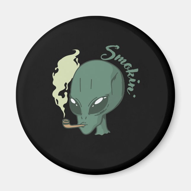 Aimant Außerirdischen Alien Smokin (Devant)