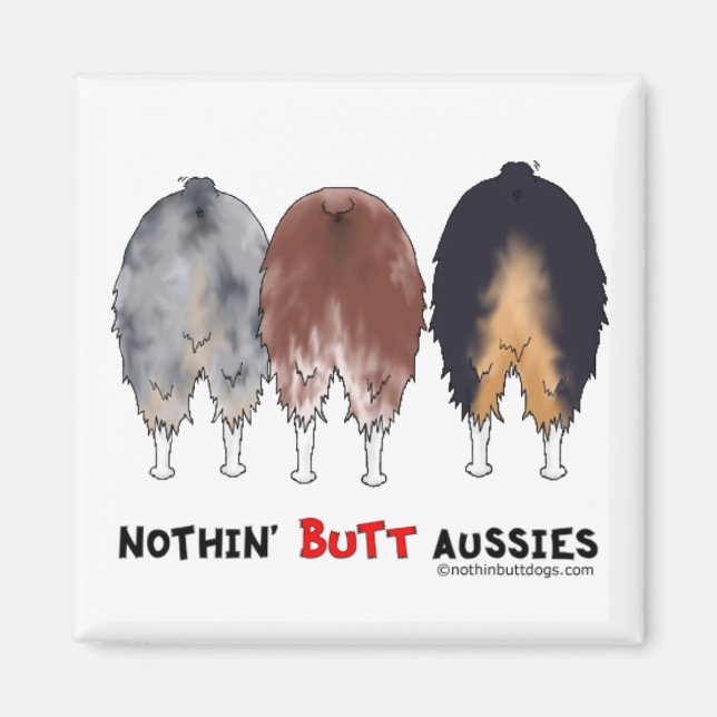 Aimant Aussie de Nothin' Butt (Devant)